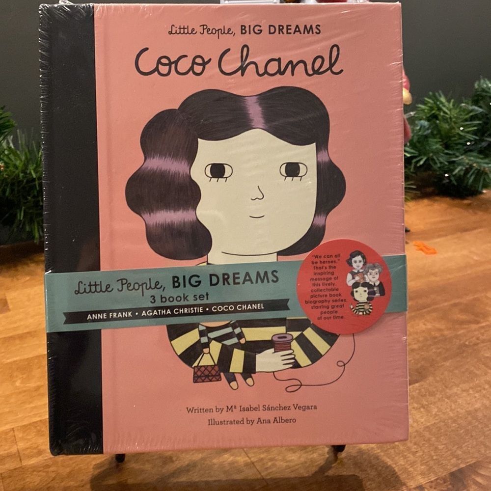 Bundle Little People BIG DREAMS Coco Chanel, Anne Franke Agatha Christie 3 Books